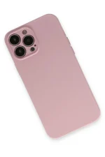 Newface iPhone 13 Pro Kılıf Nano içi Kadife Silikon - Pembe - Görsel 3