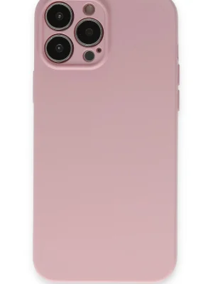 Newface iPhone 13 Pro Kılıf Nano içi Kadife Silikon - Pembe