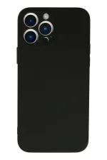 Newface iPhone 13 Pro Kılıf Nano içi Kadife Silikon - Siyah