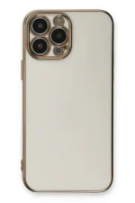 Newface iPhone 13 Pro Kılıf Volet Silikon - Beyaz - Görsel 2