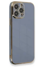 Newface iPhone 13 Pro Kılıf Volet Silikon - Mavi