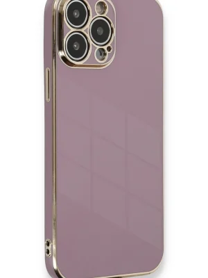 Newface iPhone 13 Pro Kılıf Volet Silikon - Mor
