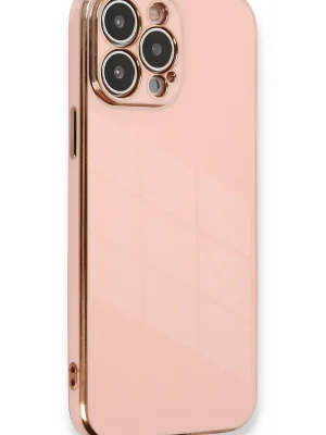 Newface iPhone 13 Pro Kılıf Volet Silikon - Pembe