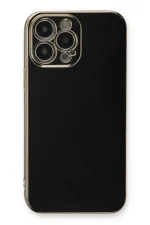 Newface iPhone 13 Pro Kılıf Volet Silikon - Siyah - Görsel 2