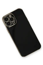 Newface iPhone 13 Pro Kılıf Volet Silikon - Siyah - Görsel 3