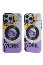 Newface iPhone 13 Pro Max Kılıf Apollo Magneticsafe Desenli Kapak - Apollo Şeffaf - 6