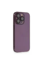 Newface iPhone 13 Pro Max Kılıf Armada Lensli Kapak - Derin Mor