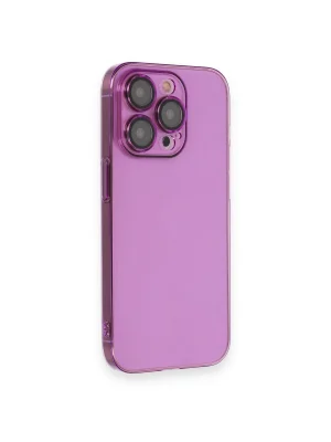 Newface iPhone 13 Pro Max Kılıf Armada Lensli Kapak - Mor