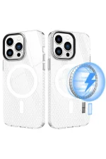 Newface iPhone 13 Pro Max Kılıf Beta Magneticsafe Silikon - Şeffaf - Görsel 2