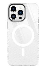 Newface iPhone 13 Pro Max Kılıf Beta Magneticsafe Silikon - Şeffaf