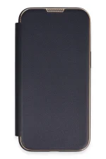 Newface iPhone 13 Pro Max Kılıf Dolpin Kapaklı - Lacivert - Görsel 2