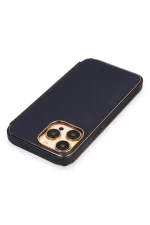 Newface iPhone 13 Pro Max Kılıf Dolpin Kapaklı - Lacivert - Görsel 5