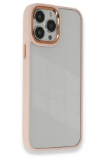 Newface iPhone 13 Pro Max Kılıf Dora Kapak - Pudra