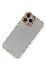 Newface iPhone 13 Pro Max Kılıf Dora Kapak - Pudra - Görsel 3