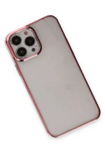 Newface iPhone 13 Pro Max Kılıf Element Silikon - Pembe - Görsel 3