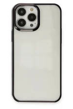 Newface iPhone 13 Pro Max Kılıf Element Silikon - Siyah