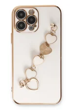 Newface iPhone 13 Pro Max Kılıf Esila Silikon - Beyaz - Görsel 2