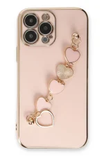 Newface iPhone 13 Pro Max Kılıf Esila Silikon - Pudra - Görsel 2