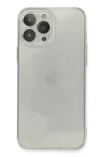 Newface iPhone 13 Pro Max Kılıf Fly Lens Silikon - Şeffaf