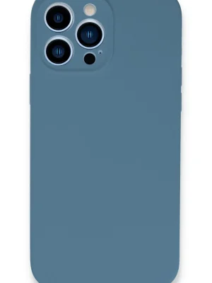 Newface iPhone 13 Pro Max Kılıf Lansman Legant Silikon - Açık Mavi