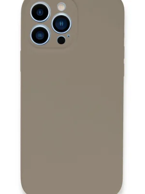 Newface iPhone 13 Pro Max Kılıf Lansman Legant Silikon - Bej