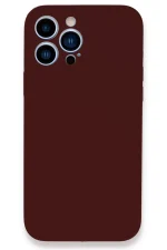 Newface iPhone 13 Pro Max Kılıf Lansman Legant Silikon - Bordo