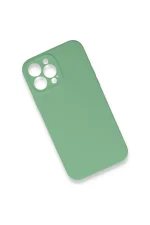Newface iPhone 13 Pro Max Kılıf Lansman Legant Silikon - Yeşil - Görsel 2
