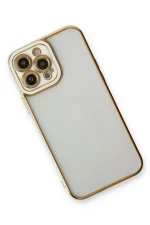 Newface iPhone 13 Pro Max Kılıf Liva Lens Silikon - Beyaz - Görsel 3