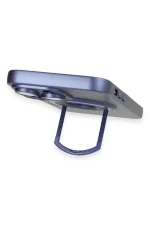 Newface iPhone 13 Pro Max Kılıf Lukka Magneticsafe Kapak - Lacivert - Görsel 4