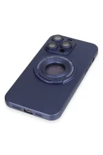 Newface iPhone 13 Pro Max Kılıf Lukka Magneticsafe Kapak - Lacivert - Görsel 6