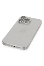 Newface iPhone 13 Pro Max Kılıf Luko Lens Silikon - Gümüş - Görsel 4