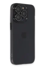 Newface iPhone 13 Pro Max Kılıf Luko Lens Silikon - Siyah - Görsel 2