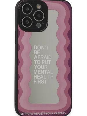 Newface iPhone 13 Pro Max Kılıf Mirror Desenli Kapak - Mirror - 11