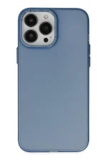 Newface iPhone 13 Pro Max Kılıf Modos Metal Kapak - Lacivert