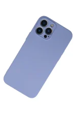 Newface iPhone 13 Pro Max Kılıf Nano içi Kadife Silikon - Lila - Görsel 2