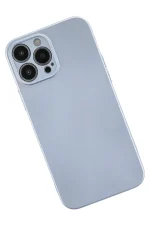 Newface iPhone 13 Pro Max Kılıf Nano içi Kadife Silikon - Sky Blue - Görsel 3