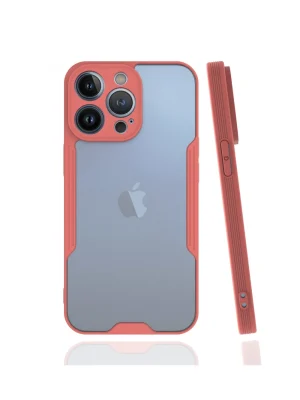 Newface iPhone 13 Pro Max Kılıf Platin Silikon - Pembe
