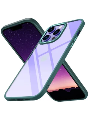 Newface iPhone 13 Pro Max Kılıf Power Silikon - Koyu Yeşil