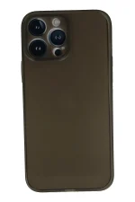 Newface iPhone 13 Pro Max Kılıf PP Ultra İnce Kapak - Gri