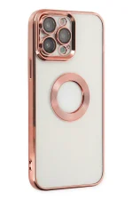 Newface iPhone 13 Pro Max Kılıf Slot Silikon - Rose Gold - Görsel 3