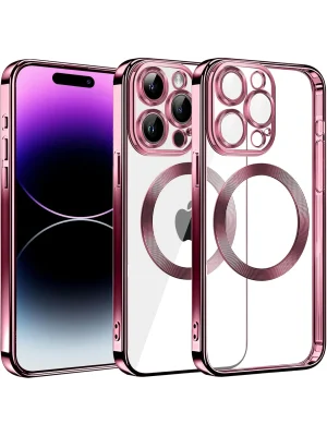 Newface iPhone 13 Pro Max Kılıf Slot Silikon - Rose Gold