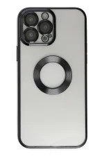 Newface iPhone 13 Pro Max Kılıf Slot Silikon - Siyah - Görsel 2