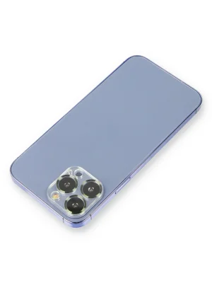 Newface iPhone 13 Pro Max Metal Kamera Lens Koruma Cam - Koyu Yeşil