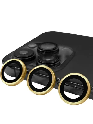 Newface iPhone 13 Pro Max Raze Metal Kamera Lens - Gold