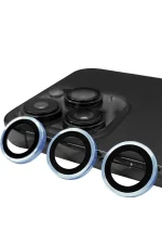 Newface iPhone 13 Pro Max Raze Metal Kamera Lens - Mavi