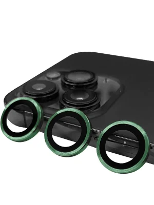 Newface iPhone 13 Pro Max Raze Metal Kamera Lens - Yeşil