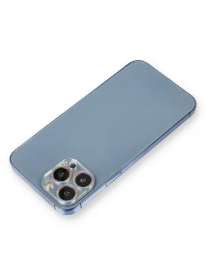 Newface iPhone 13 Pro Shine Kamera Lens Koruma Cam - Rainbow
