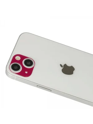 Newface iPhone 13 Rainbow Kamera Lens Koruma Cam - Koyu Kırmızı