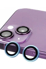 Newface iPhone 13 Raze Metal Kamera Lens - Mavi