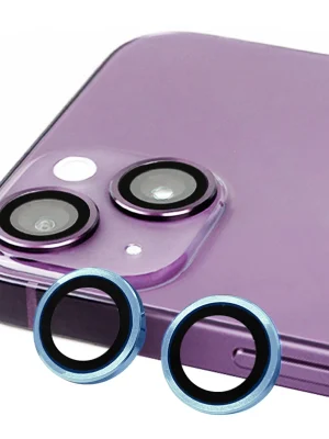 Newface iPhone 13 Raze Metal Kamera Lens - Mavi